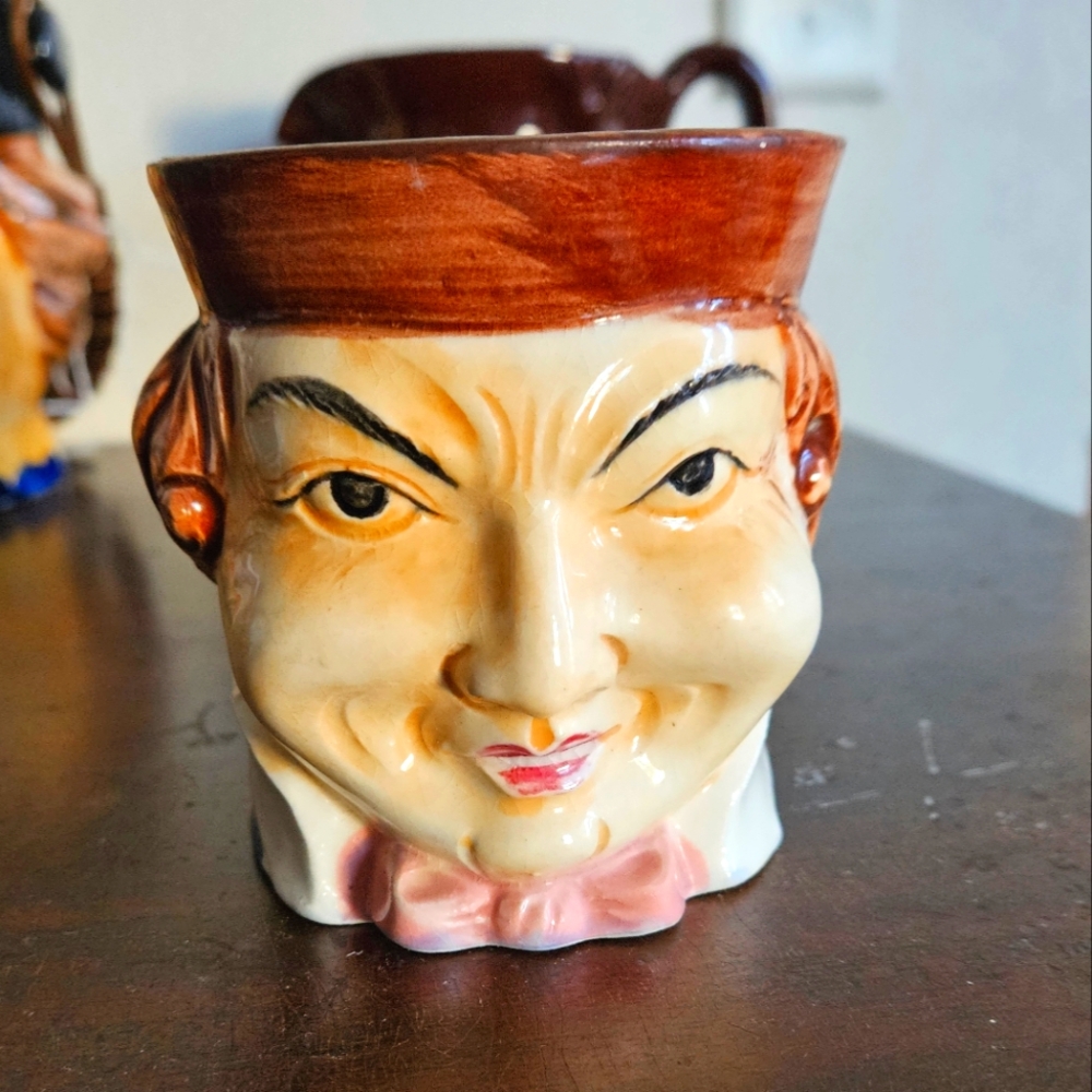 Vintage Colonial Toby Mug. Large Toby Mug. Occupied Japan. Nice.